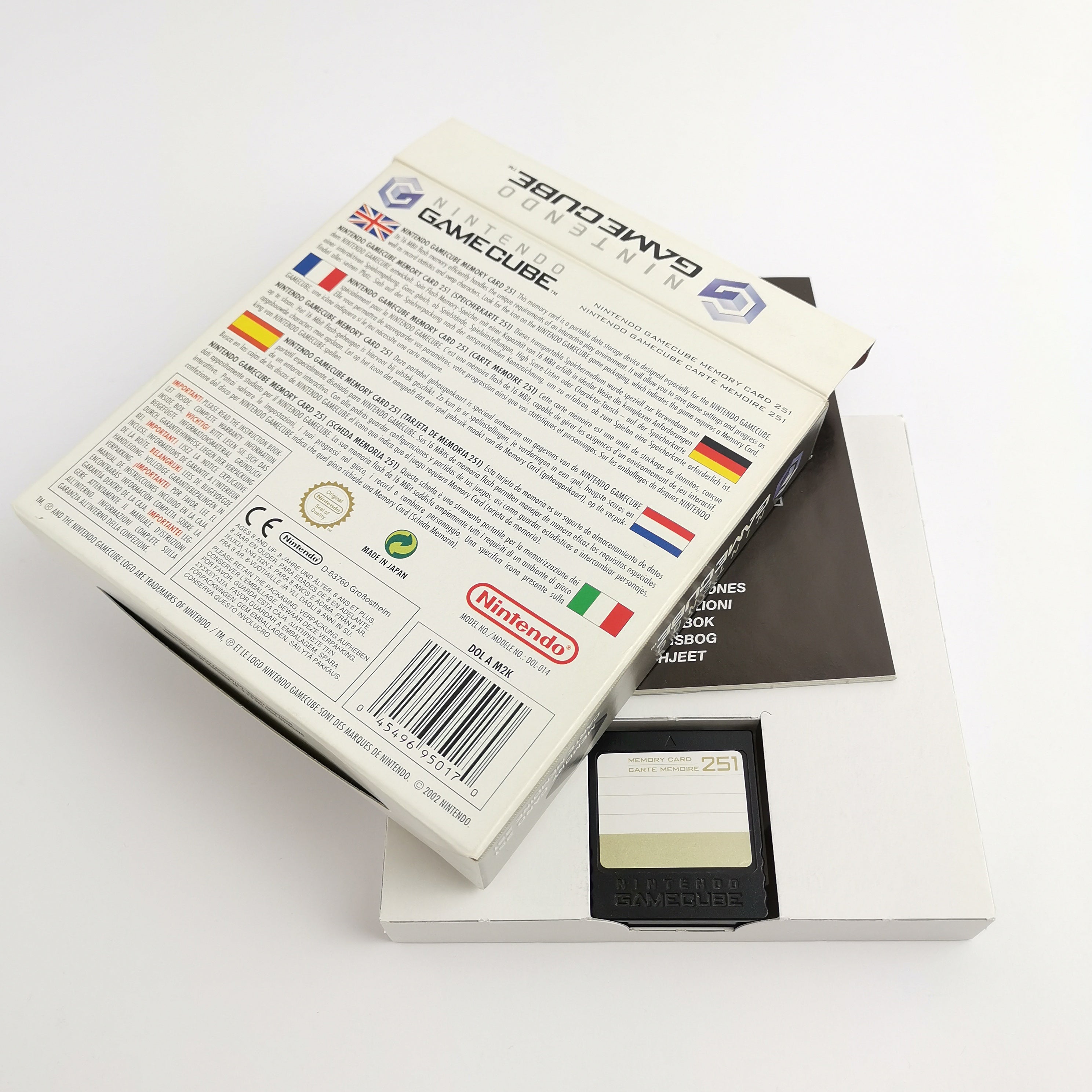 Nintendo Gamecube Speicherkarte : Memory Card Schwarz OVP | Zustand wählbar