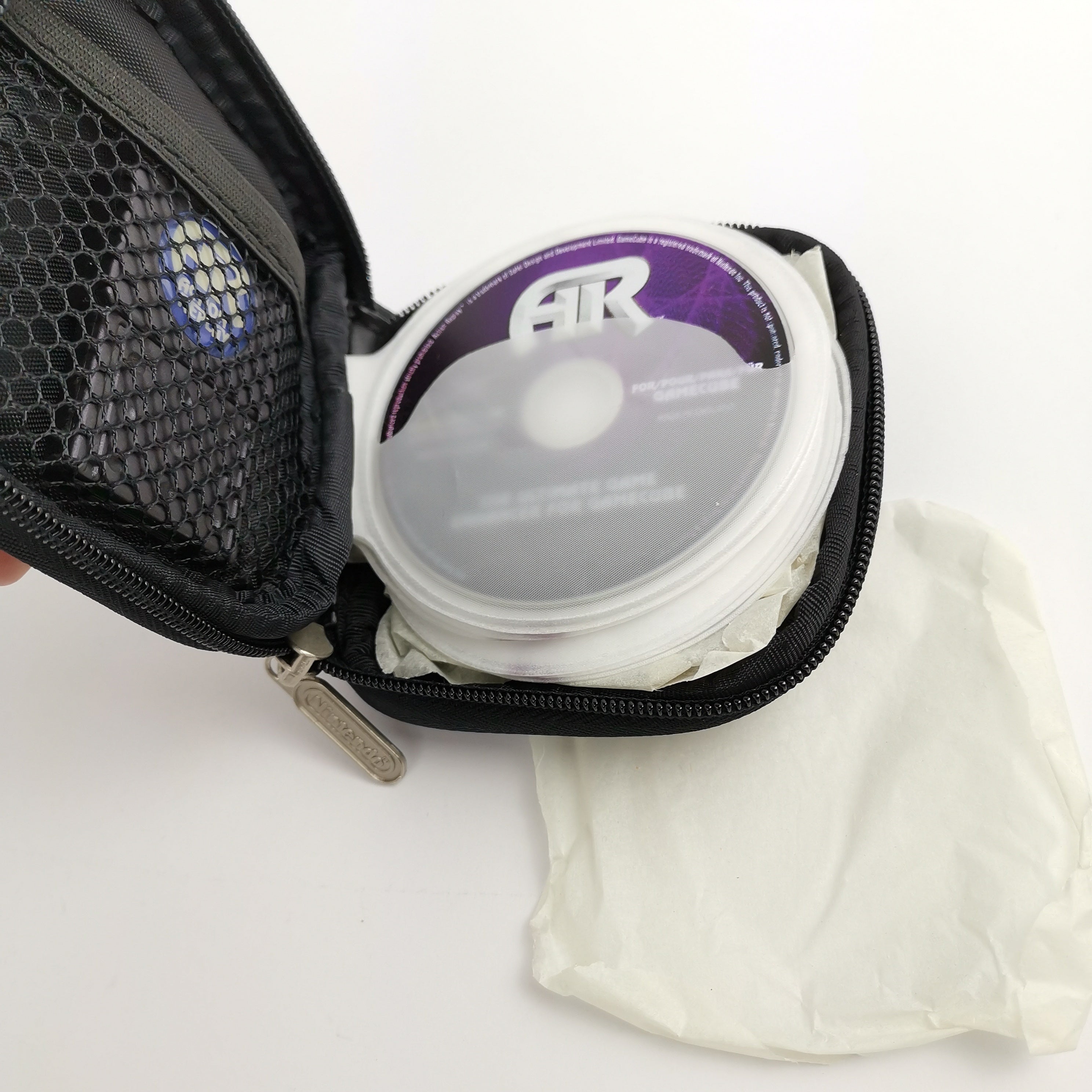 Nintendo Gamecube Zubehör : AR Action Replay CD & Cheatmodul + Original Tasche