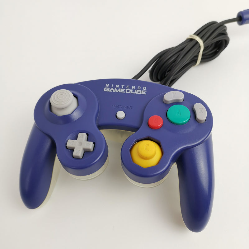 Nintendo Gamecube Controller : Clear Purple - Halbtransparent Lila Gamepad - OVP