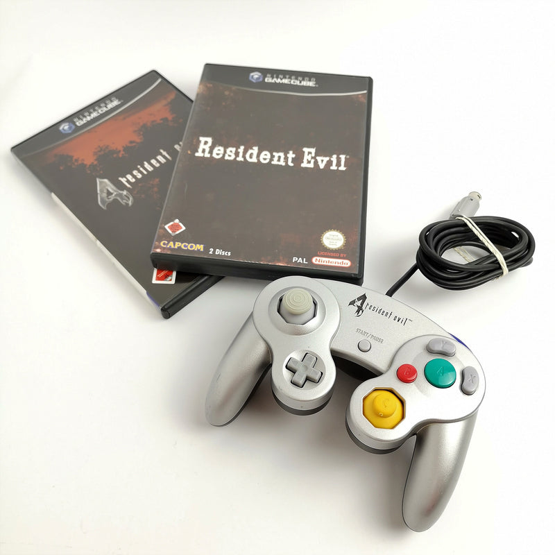Nintendo Gamecube : Resident Evil Controller + 2 Resident Evil Spiele | OVP PAL