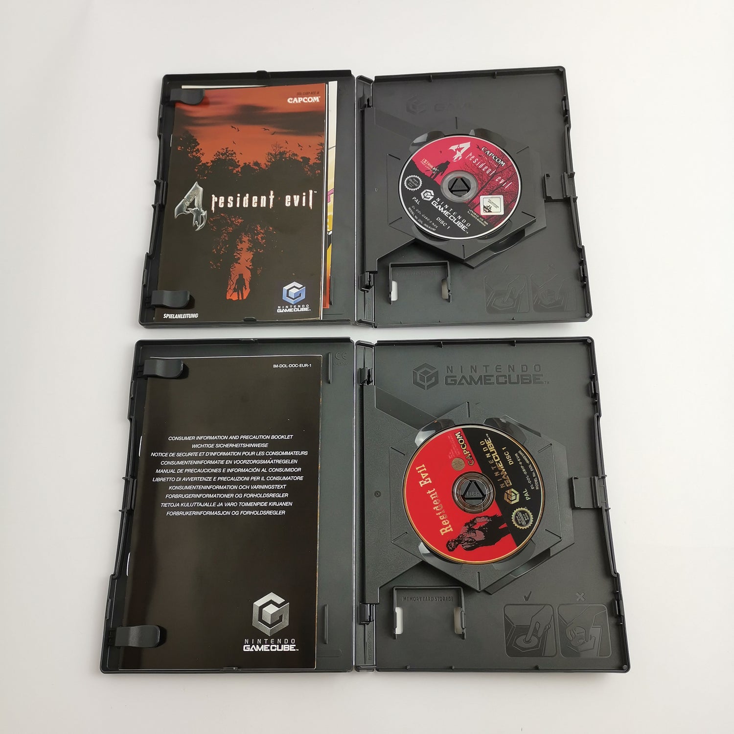 Nintendo Gamecube : Resident Evil Controller + 2 Resident Evil Spiele | OVP PAL
