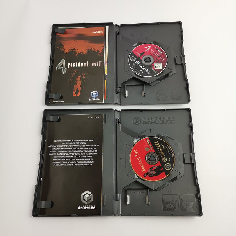 Nintendo Gamecube : Resident Evil Controller + 2 Resident Evil Spiele | OVP PAL