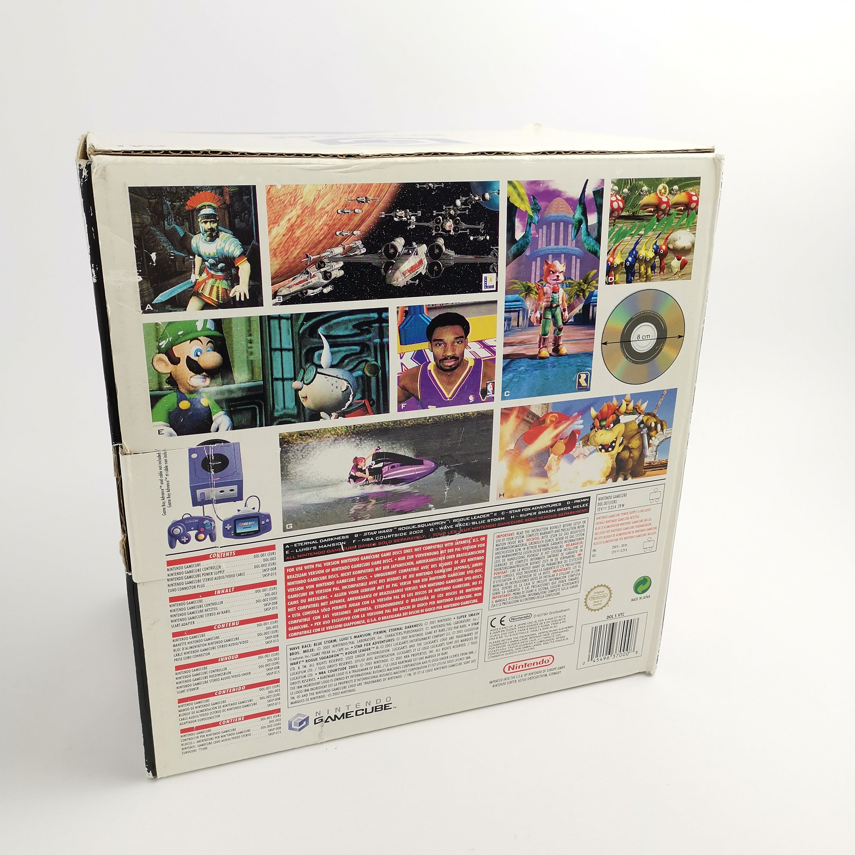 Nintendo Gamecube Konsolen Bundle - Purple in OVP mit 21 Spielen - Konvolut