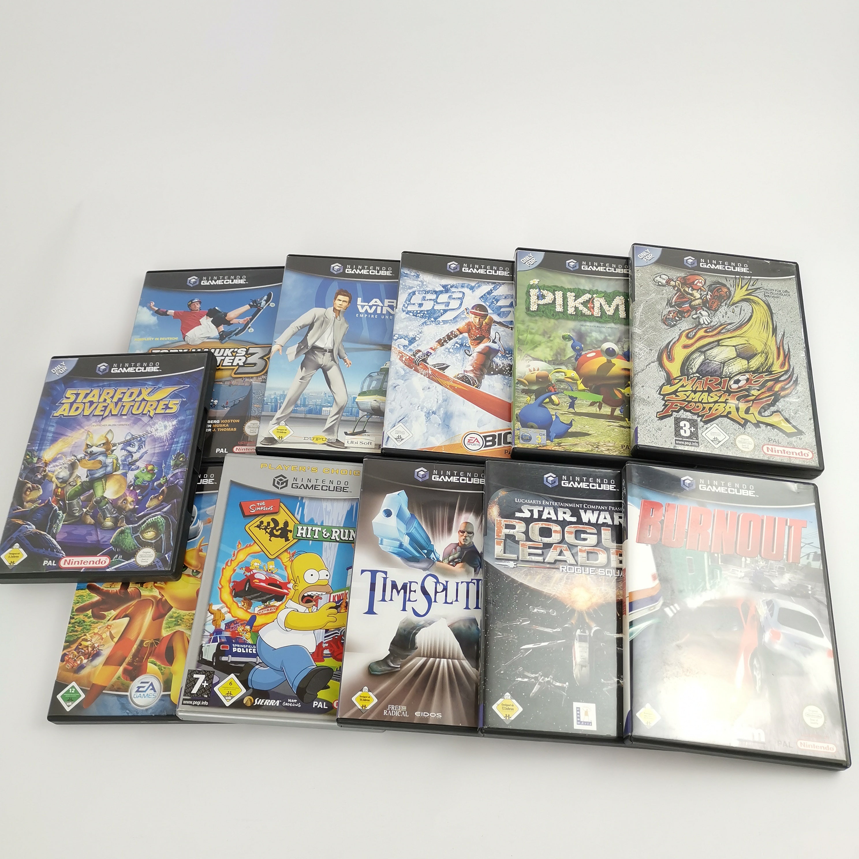 Nintendo Gamecube Konsolen Bundle - Purple in OVP mit 21 Spielen - Konvolut