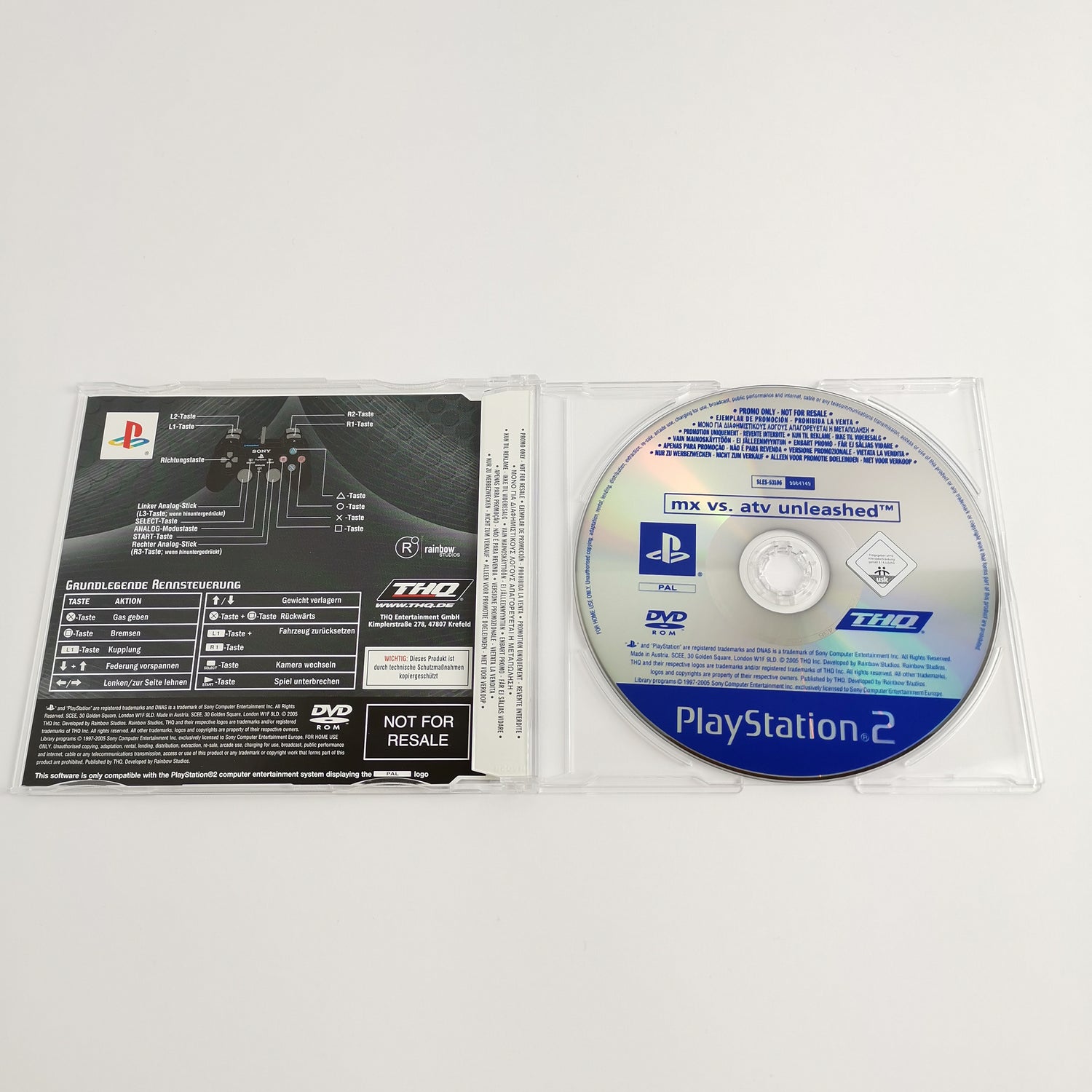 Sony Playstation 2 Promo Spiel : MX VS. ATV Unleashed - Vollversion | PS2 OVP