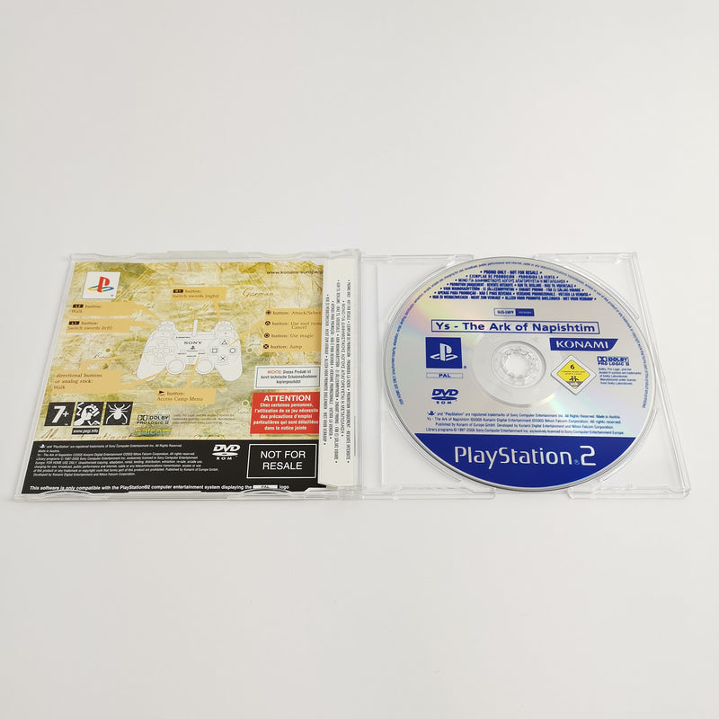 Sony Playstation 2 Promo Spiel : Ys - The Ark of Napishtim Vollversion | PS2 OVP