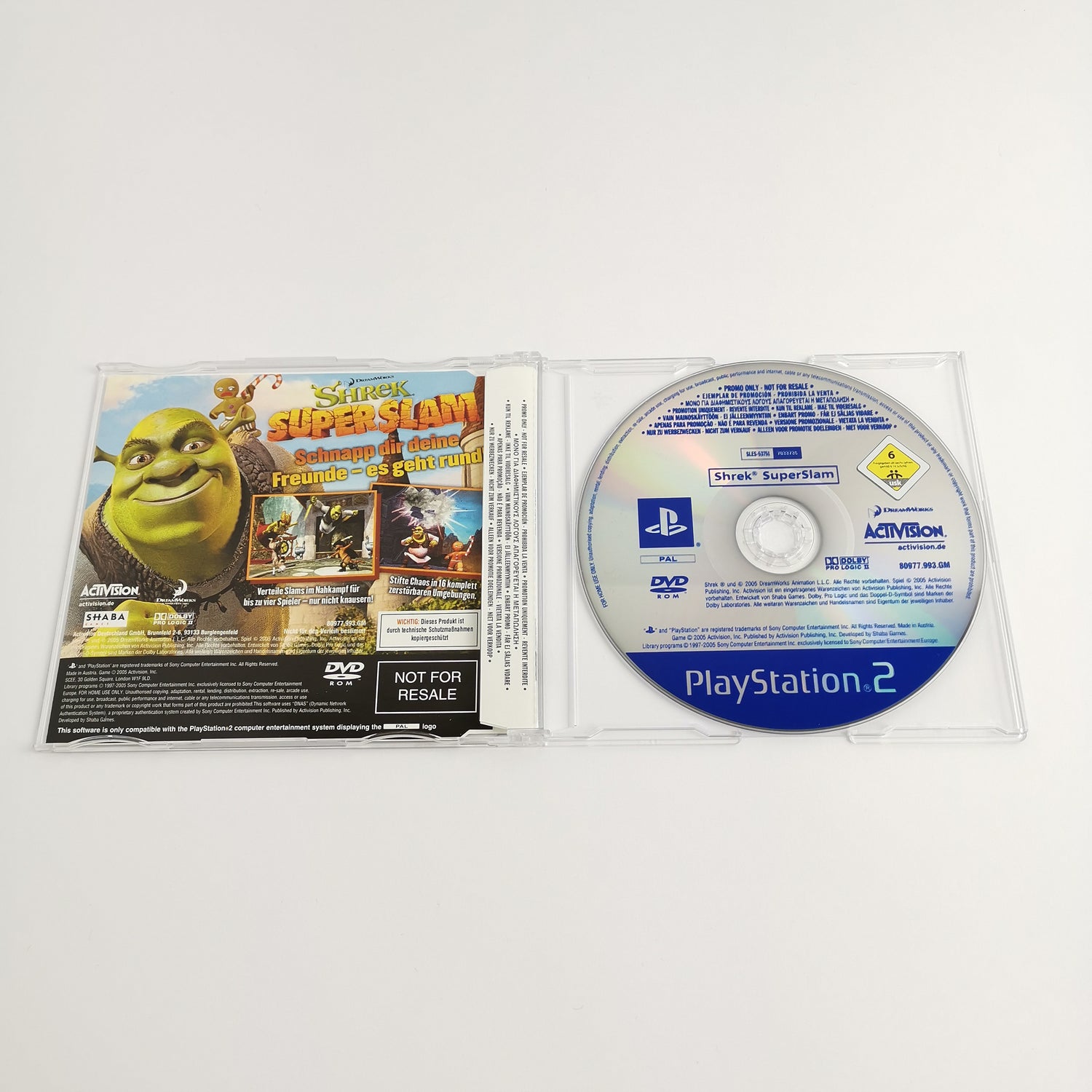 Sony Playstation 2 Promo Game: Shrek Super Slam - Full Version | PS2 OVP PAL