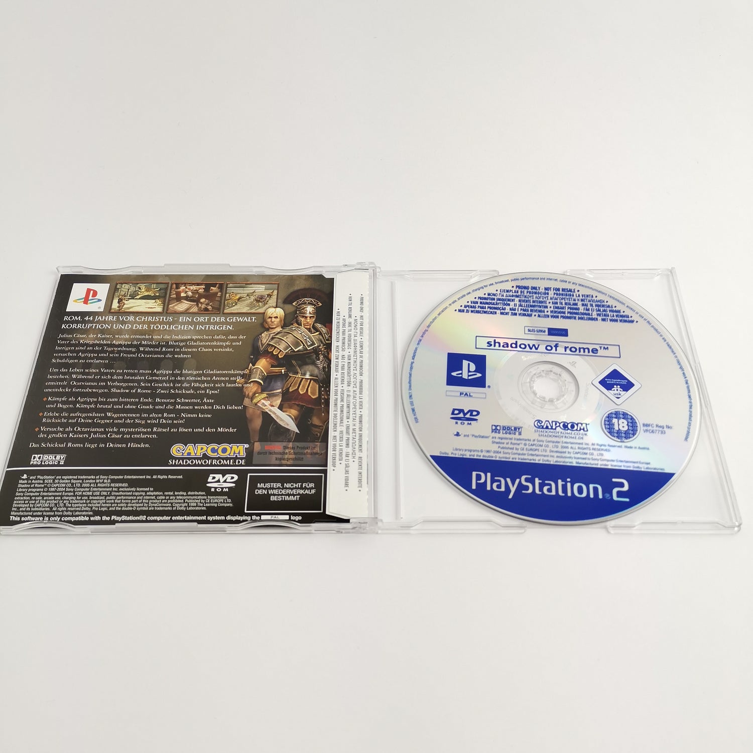 Sony Playstation 2 Promo Game: Shadow of Rome - Full Version | PS2 OVP PAL