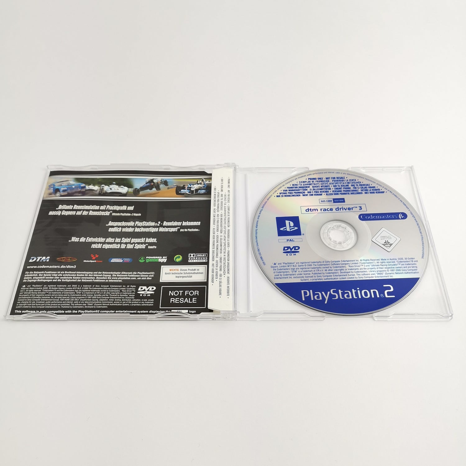 Sony Playstation 2 Promo Game: DTM Race Driver 3 - Full Version | PS2 OVP PAL