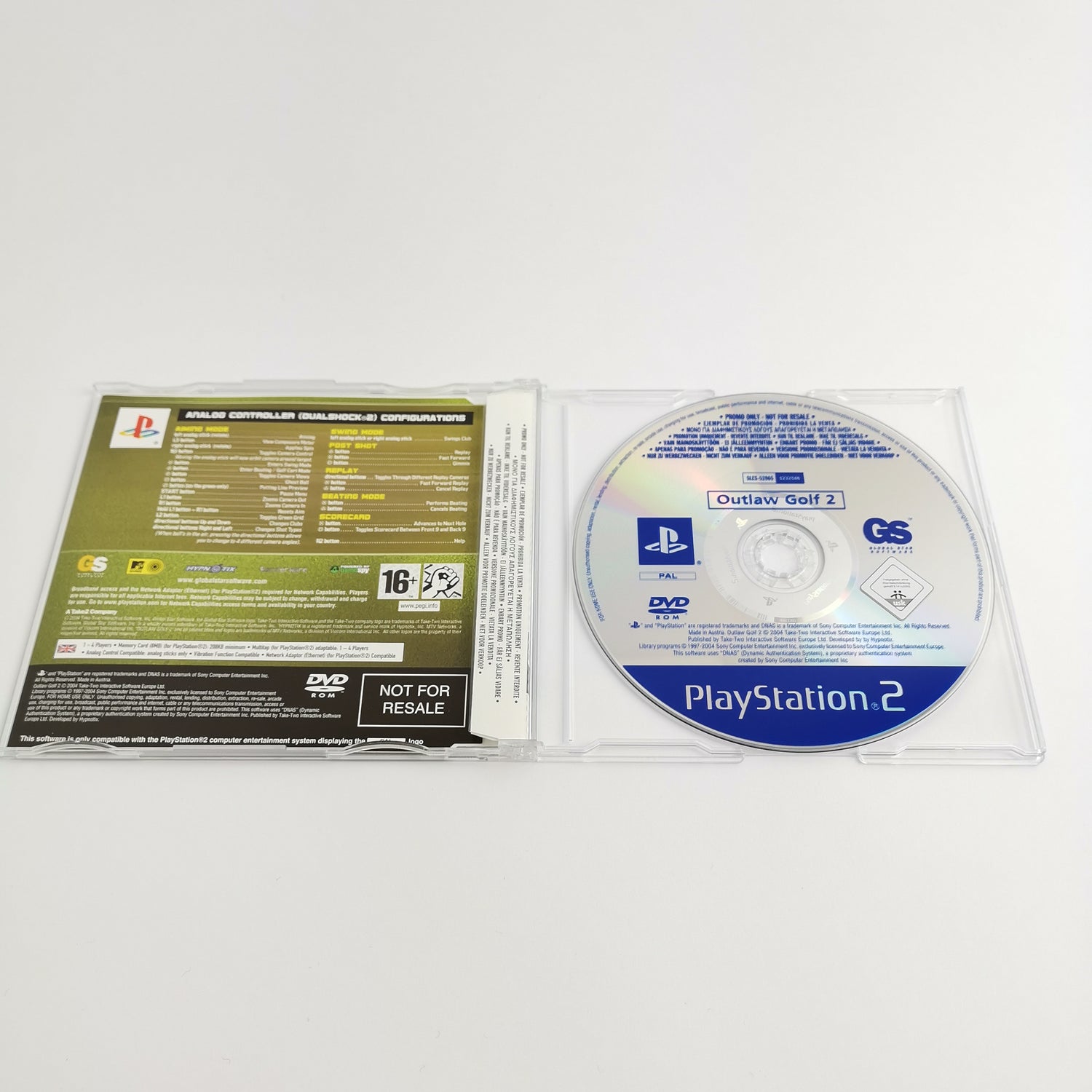 Sony Playstation 2 Promo Spiel : Outlaw Golf 2 - Vollversion | PS2 OVP PAL