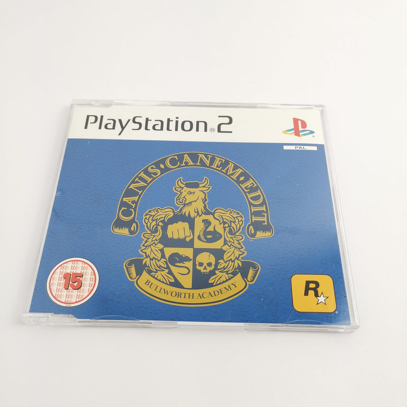 Sony Playstation 2 Promo Spiel : Canis Canem Edit Bullworth Academy PS2 OVP PAL
