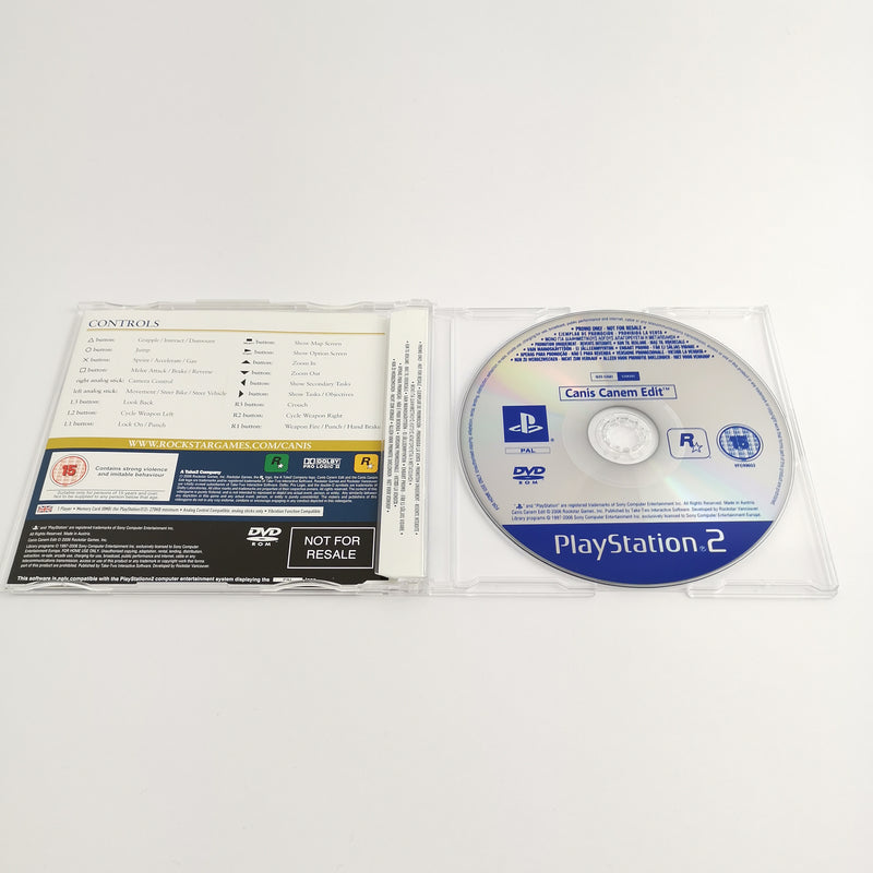 Sony Playstation 2 Promo Spiel : Canis Canem Edit Bullworth Academy PS2 OVP PAL