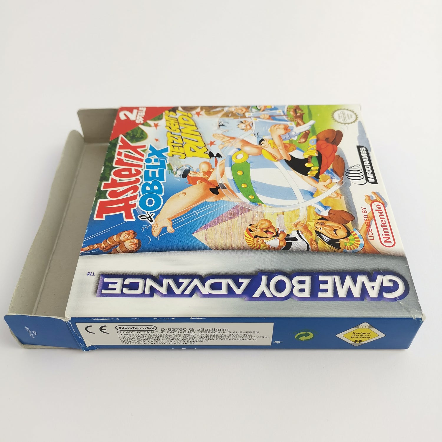 Nintendo Game Boy Advance Spiel : Asterix & Obelix Jetzt Gehts Rund - OVP PAL