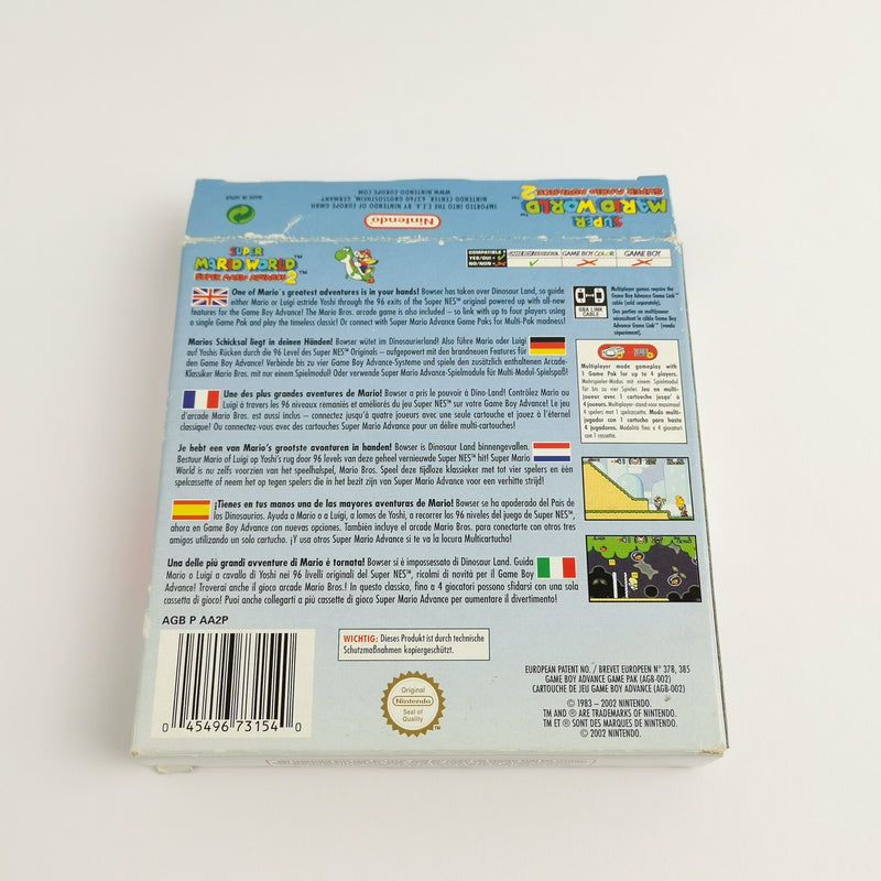 Nintendo Game Boy Advance Spiel : Super Mario World | GBA OVP PAL