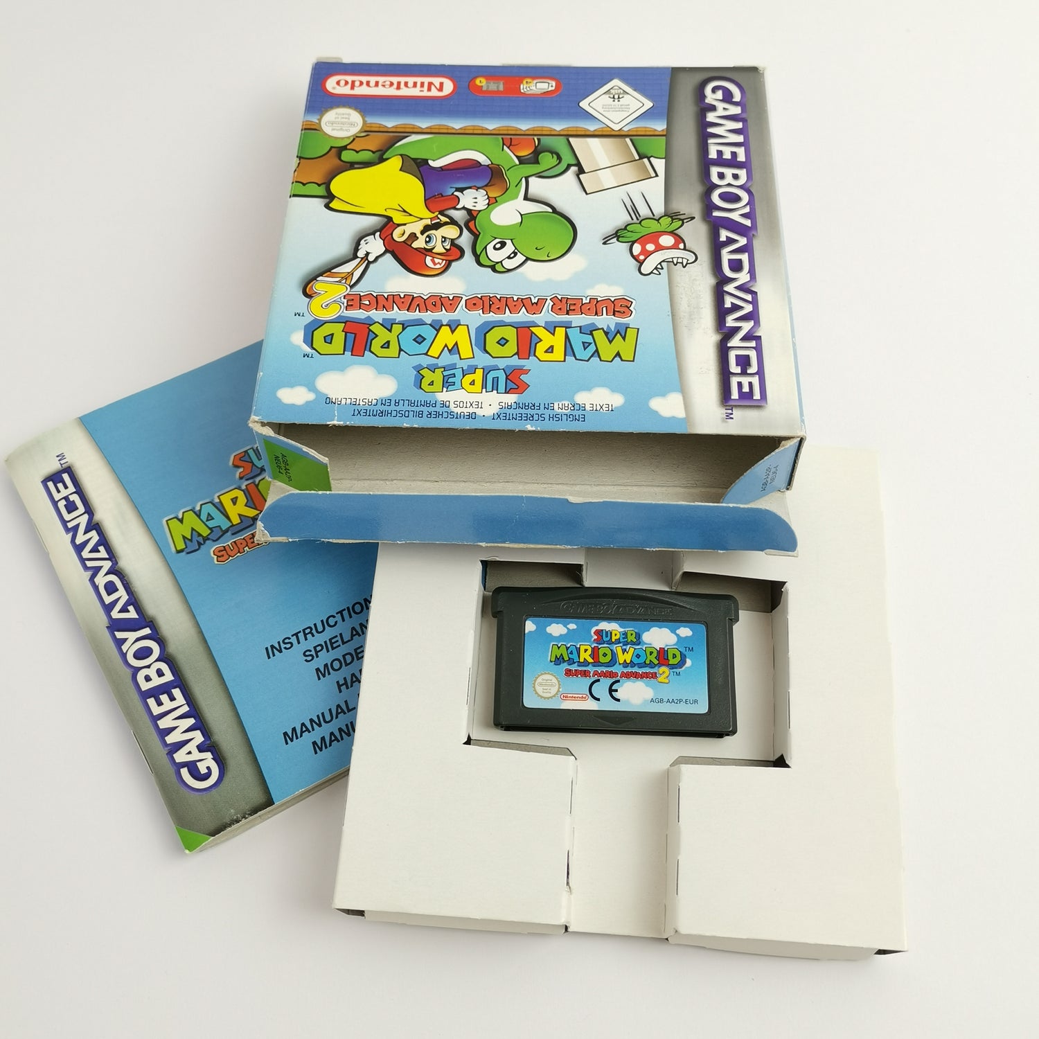 Nintendo Game Boy Advance Spiel : Super Mario World | GBA OVP PAL