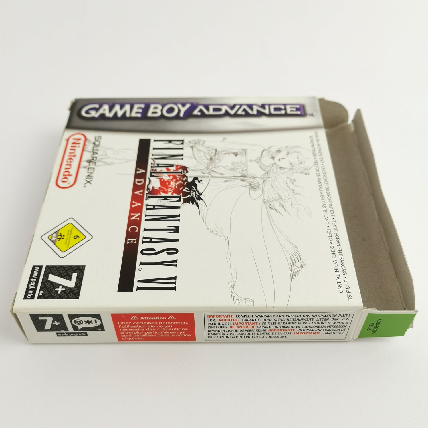 Nintendo Game Boy Advance Game : Final Fantasy VI 6 | Square Enix - OVP PAL