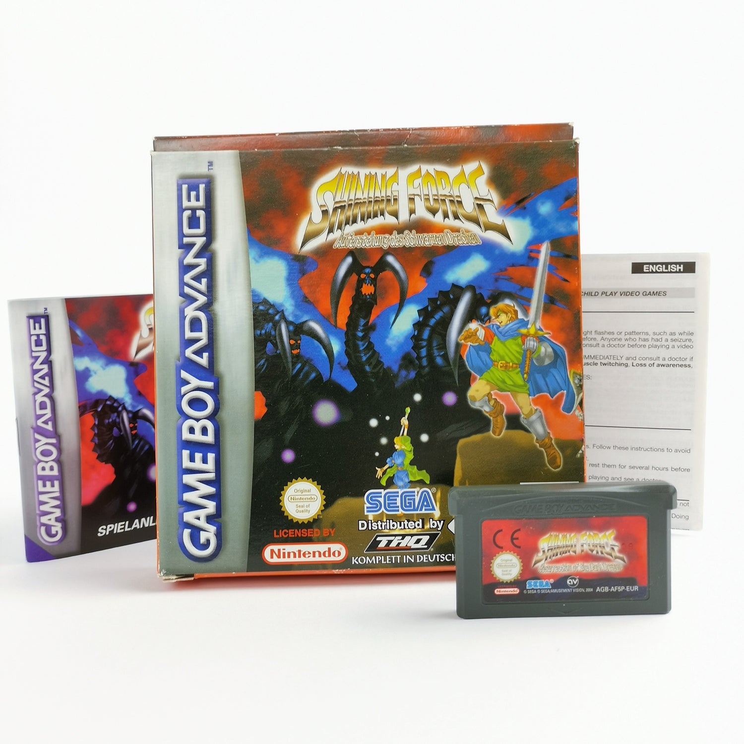 Nintendo Game Boy Advance Spiel Shining Force Auferstehung des schwarzen Drachen