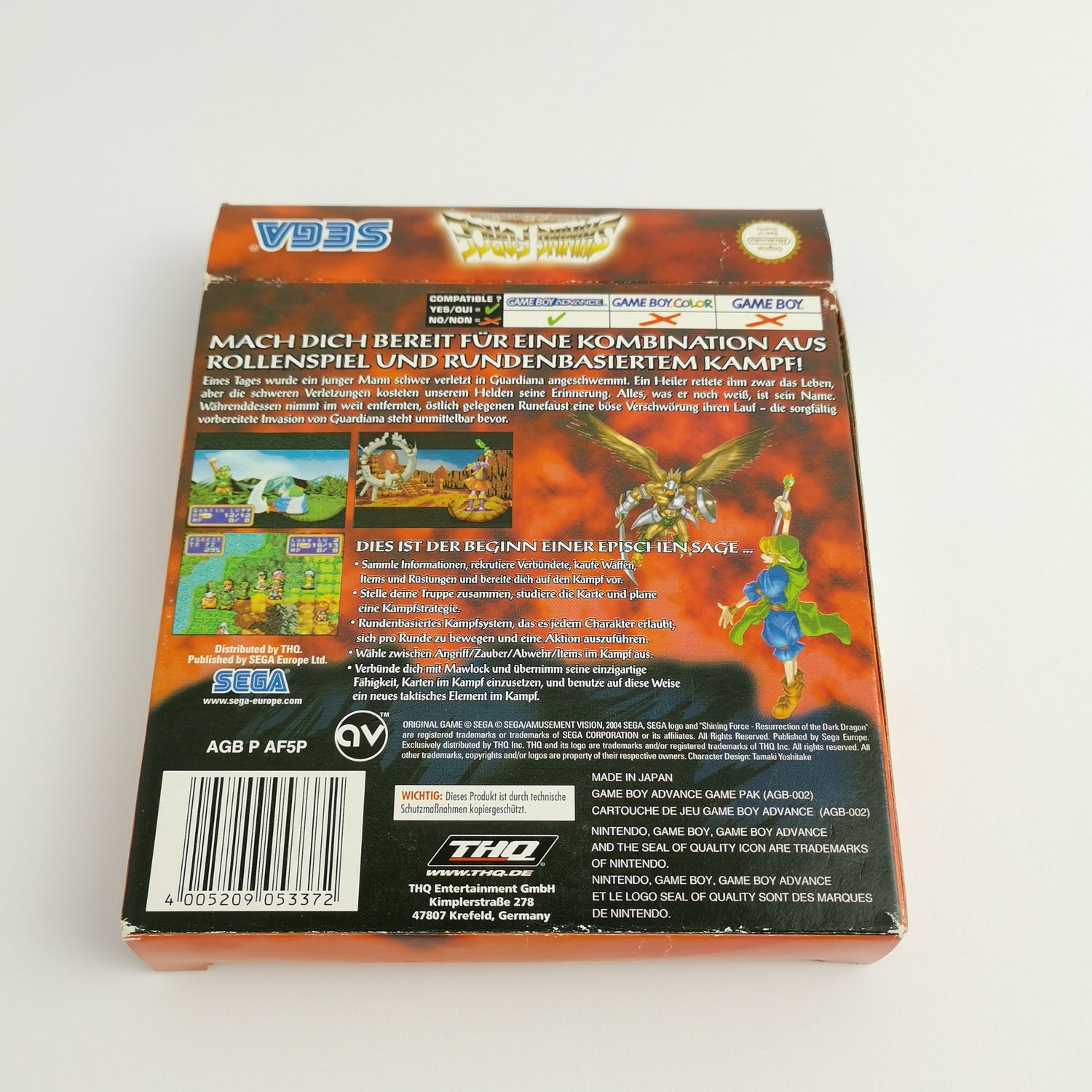 Nintendo Game Boy Advance Spiel Shining Force Auferstehung des schwarzen Drachen