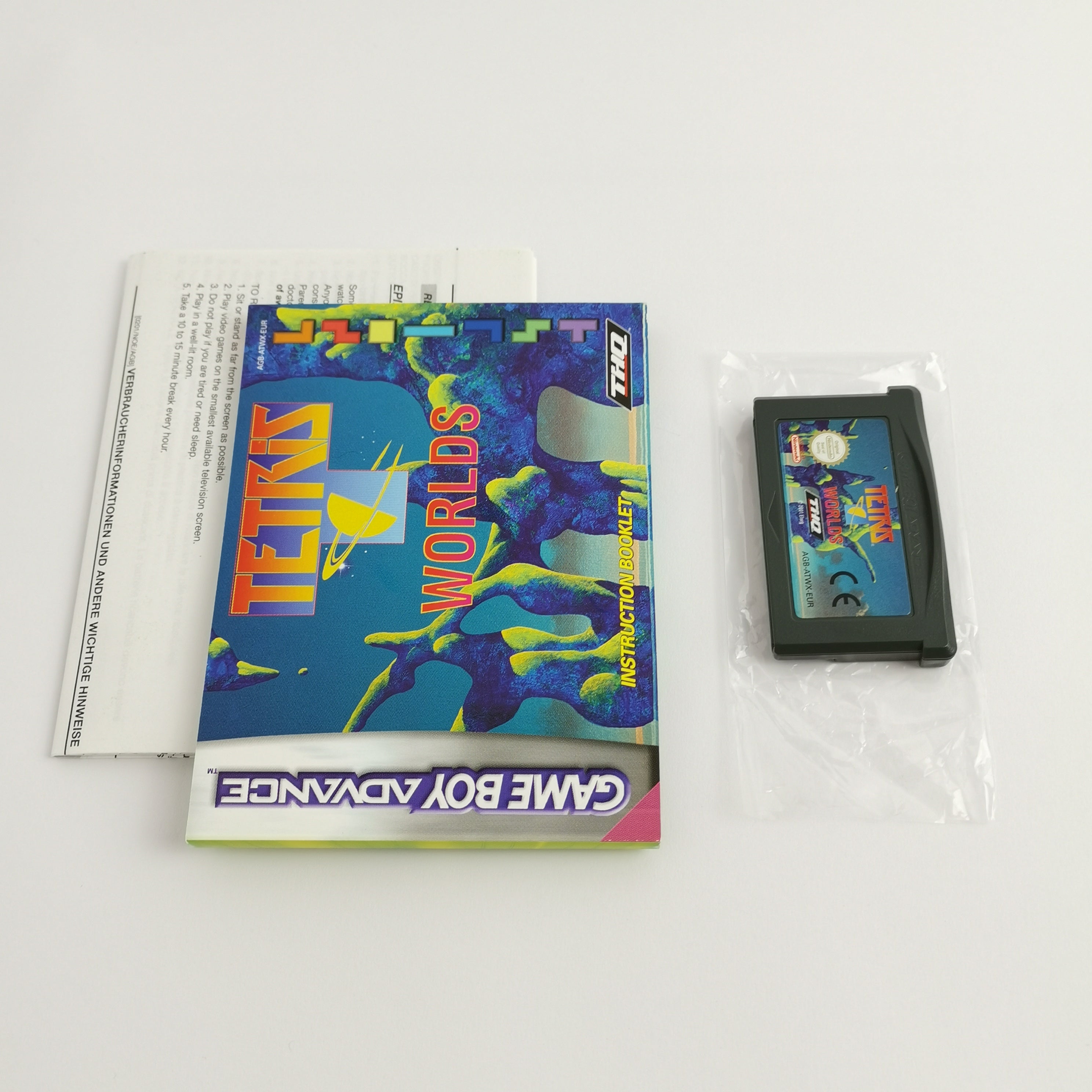 Nintendo Game Boy Advance Spiel : Tetris Worlds | GBA - OVP PAL