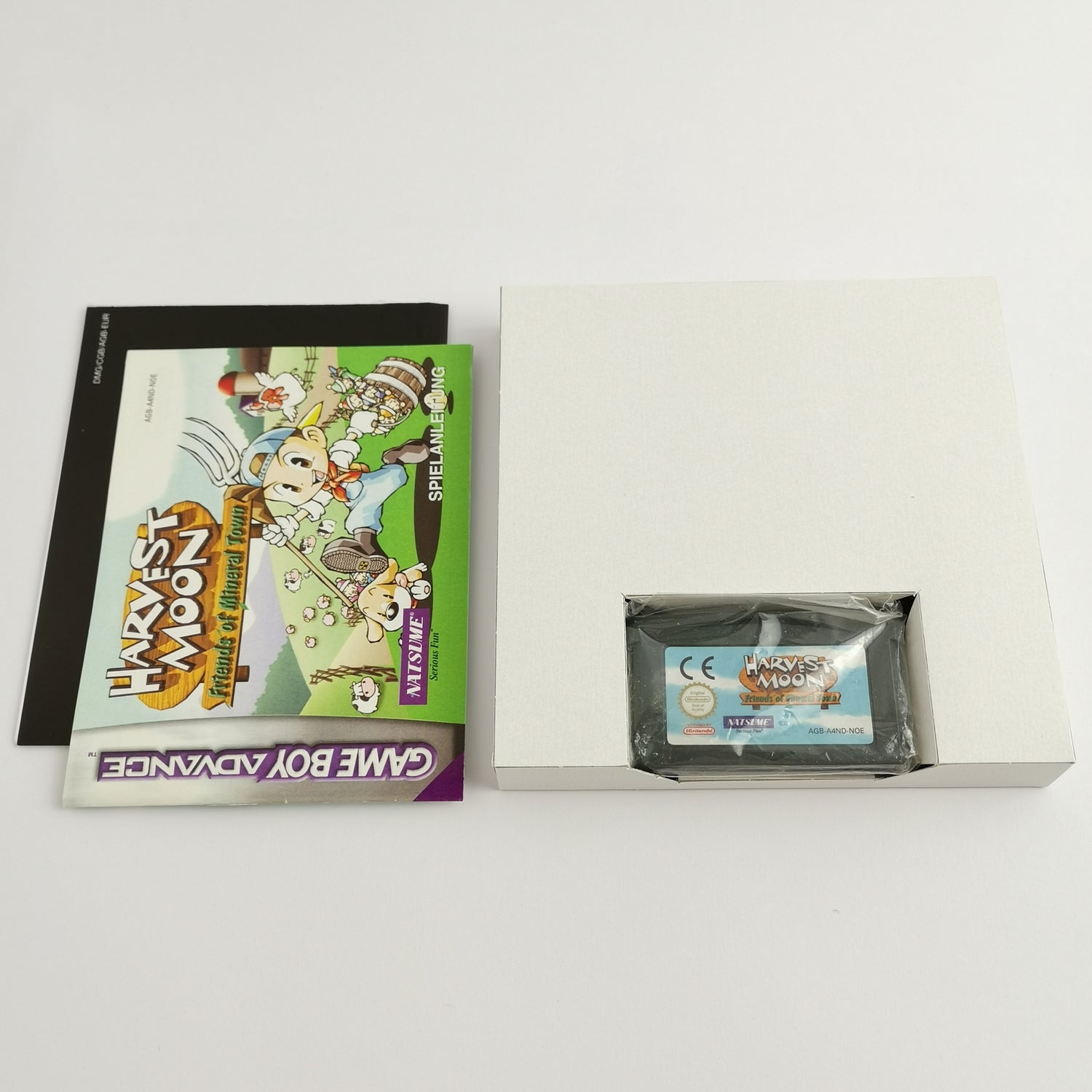 Nintendo Game Boy Advance Game: Harvest Moon Friends of Mineral Town - OVP PAL