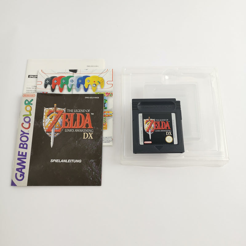 Nintendo Game Boy Color Spiel : The Legend of Zelda Links Awakening DX - OVP PAL