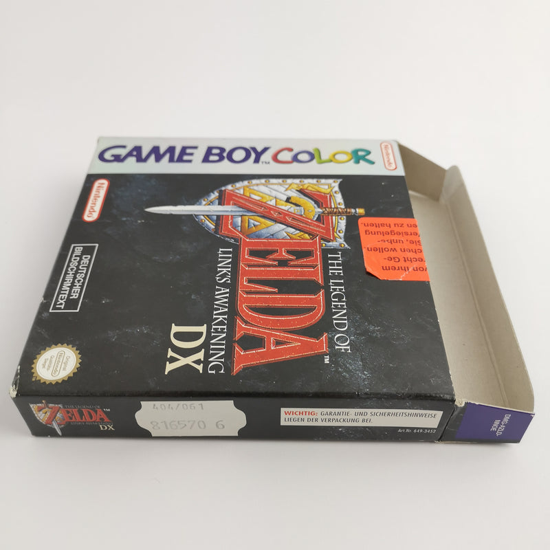 Nintendo Game Boy Color Spiel : The Legend of Zelda Links Awakening DX - OVP PAL