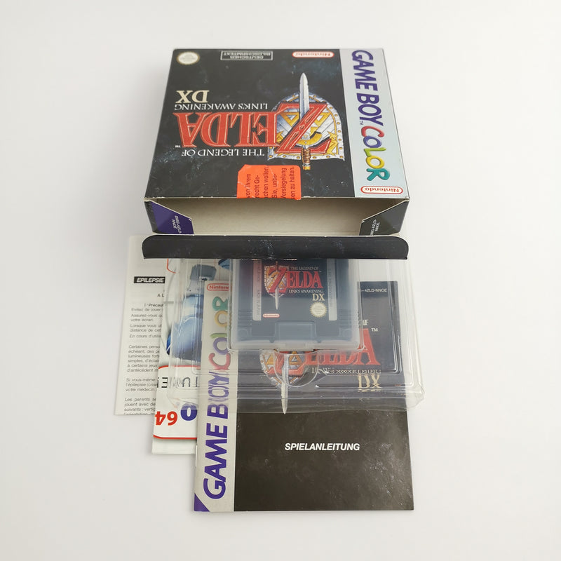 Nintendo Game Boy Color Spiel : The Legend of Zelda Links Awakening DX - OVP PAL
