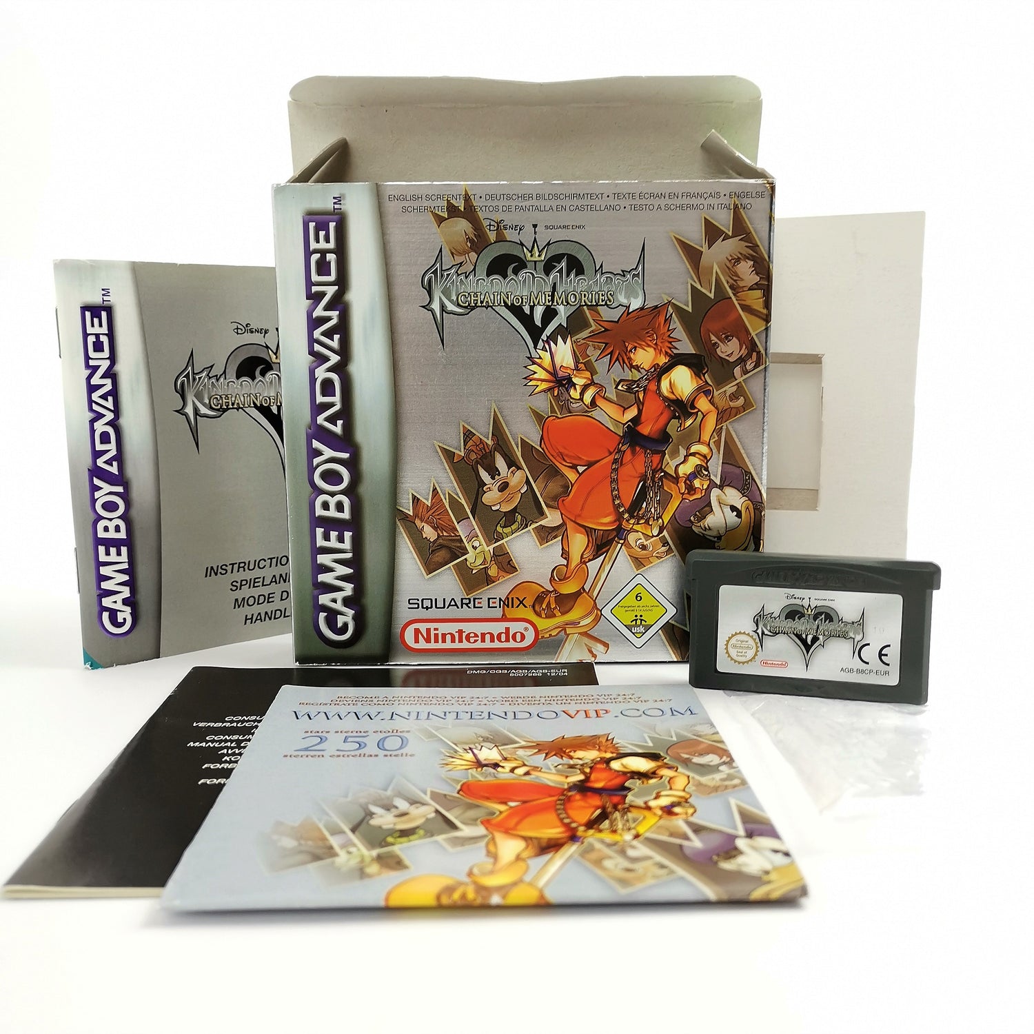 Nintendo Game Boy Advance Spiel : Kingdom Hearts Chain of Memories | GBA OVP PAL