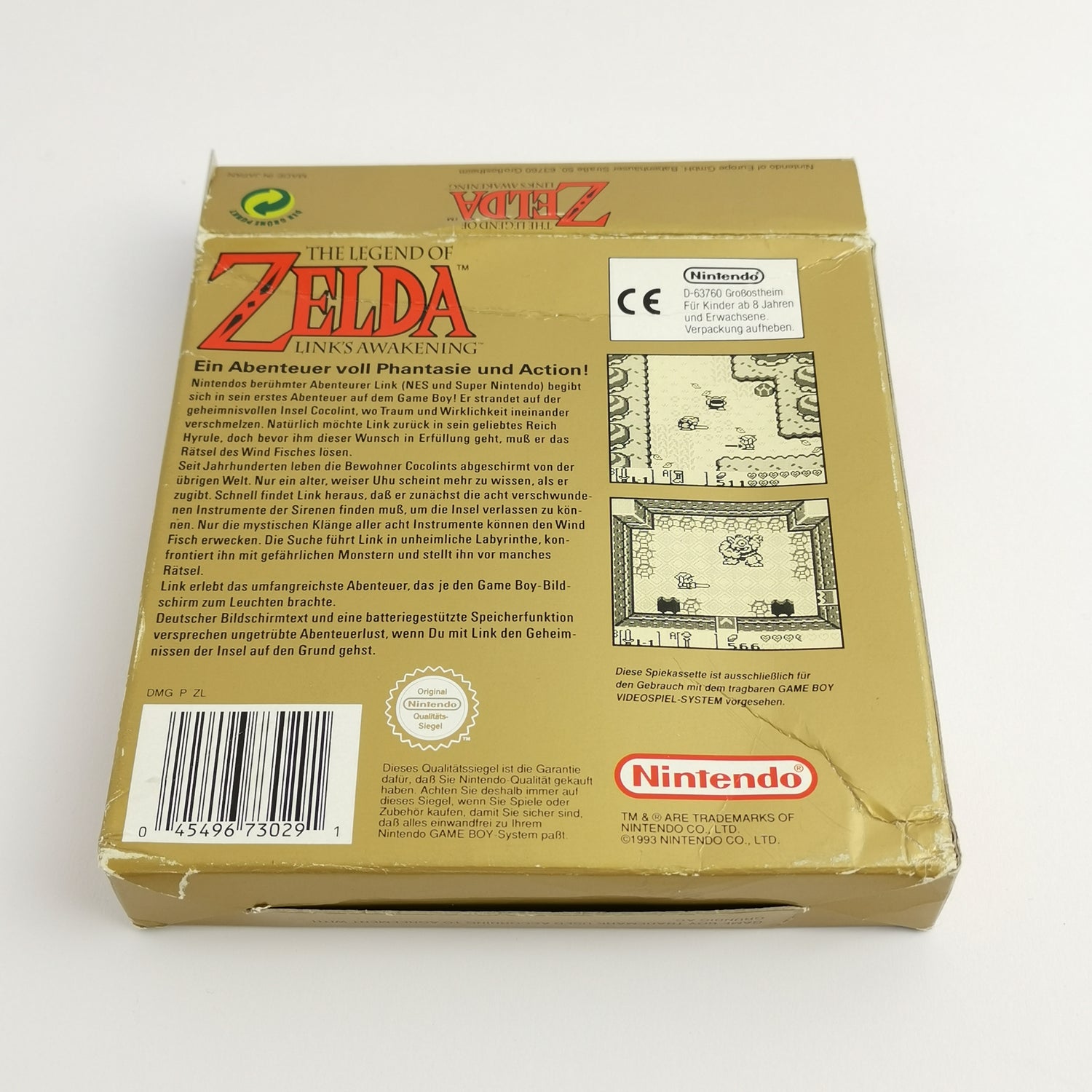 Nintendo Game Boy Classic Game: The Legend of Zelda Links Awakening - OVP PAL