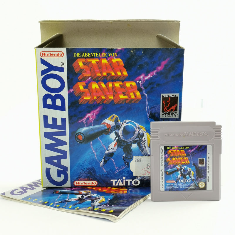 Nintendo Game Boy Classic Spiel : Die Abenteuer von Star Saver | GB OVP PAL UKV