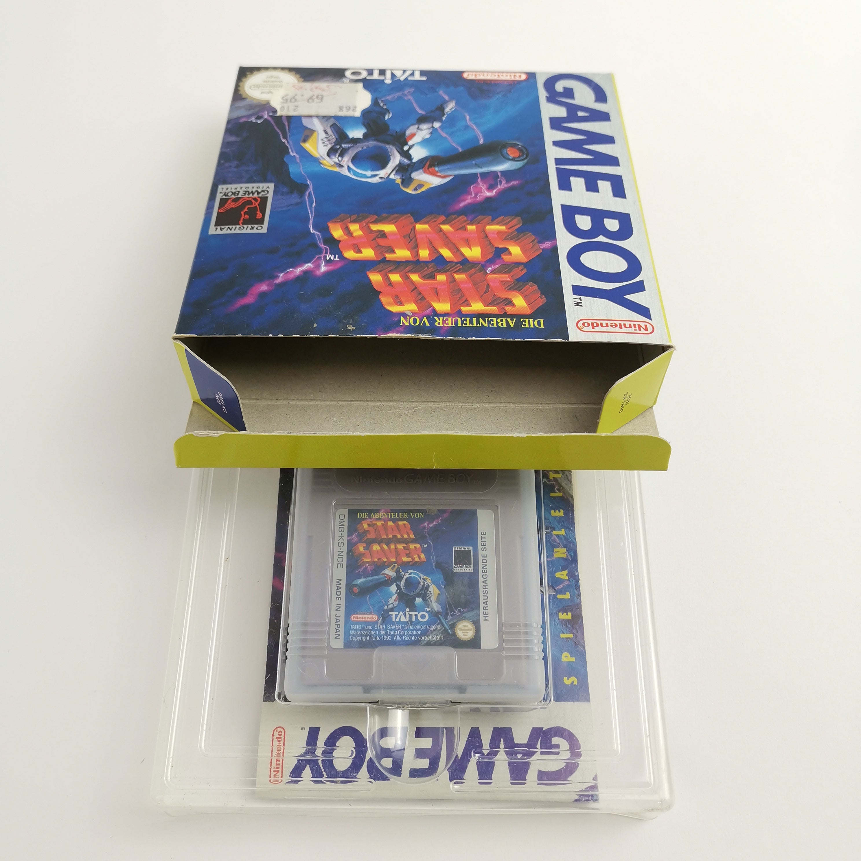 Nintendo Game Boy Classic Spiel : Die Abenteuer von Star Saver | GB OVP PAL UKV