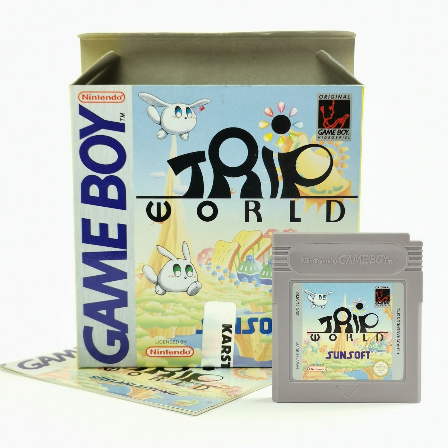 Nintendo Game Boy Classic Spiel : Trip World von Sunsoft | Gameboy OVP - PAL NOE