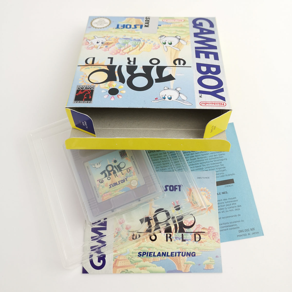 Nintendo Game Boy Classic Spiel : Trip World von Sunsoft | Gameboy OVP