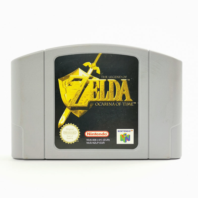 Nintendo 64 Spiel : The Legend of Zelda Ocarina of Time | N64 Modul Cartridge
