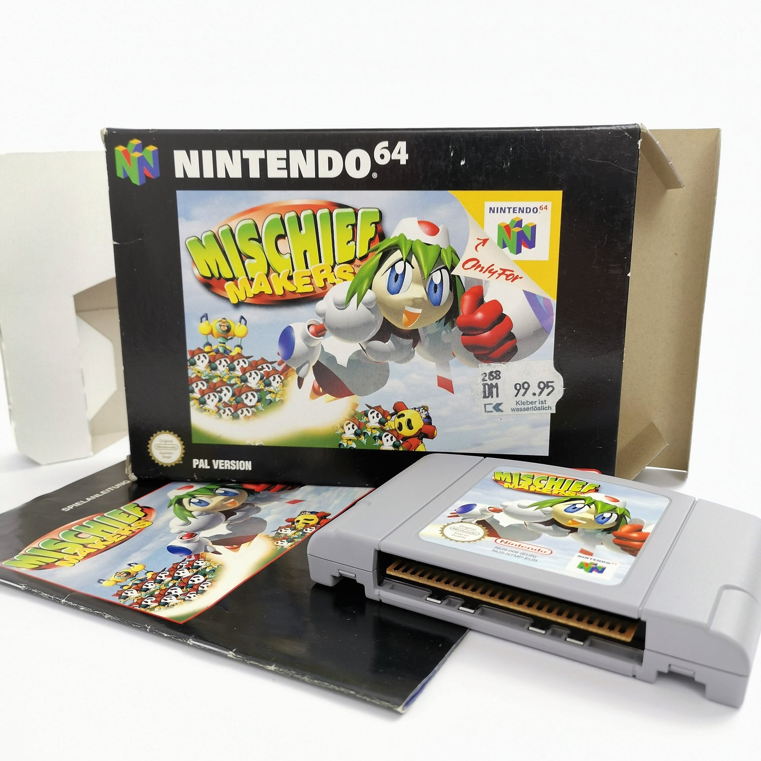 Nintendo 64 Spiel : Mischief Makers in OVP | N64 PAL Version