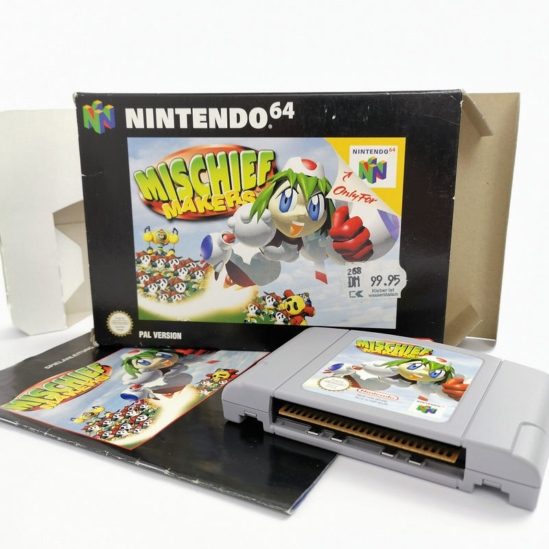 Nintendo 64 Spiel : Mischief Makers in OVP | N64 PAL Version