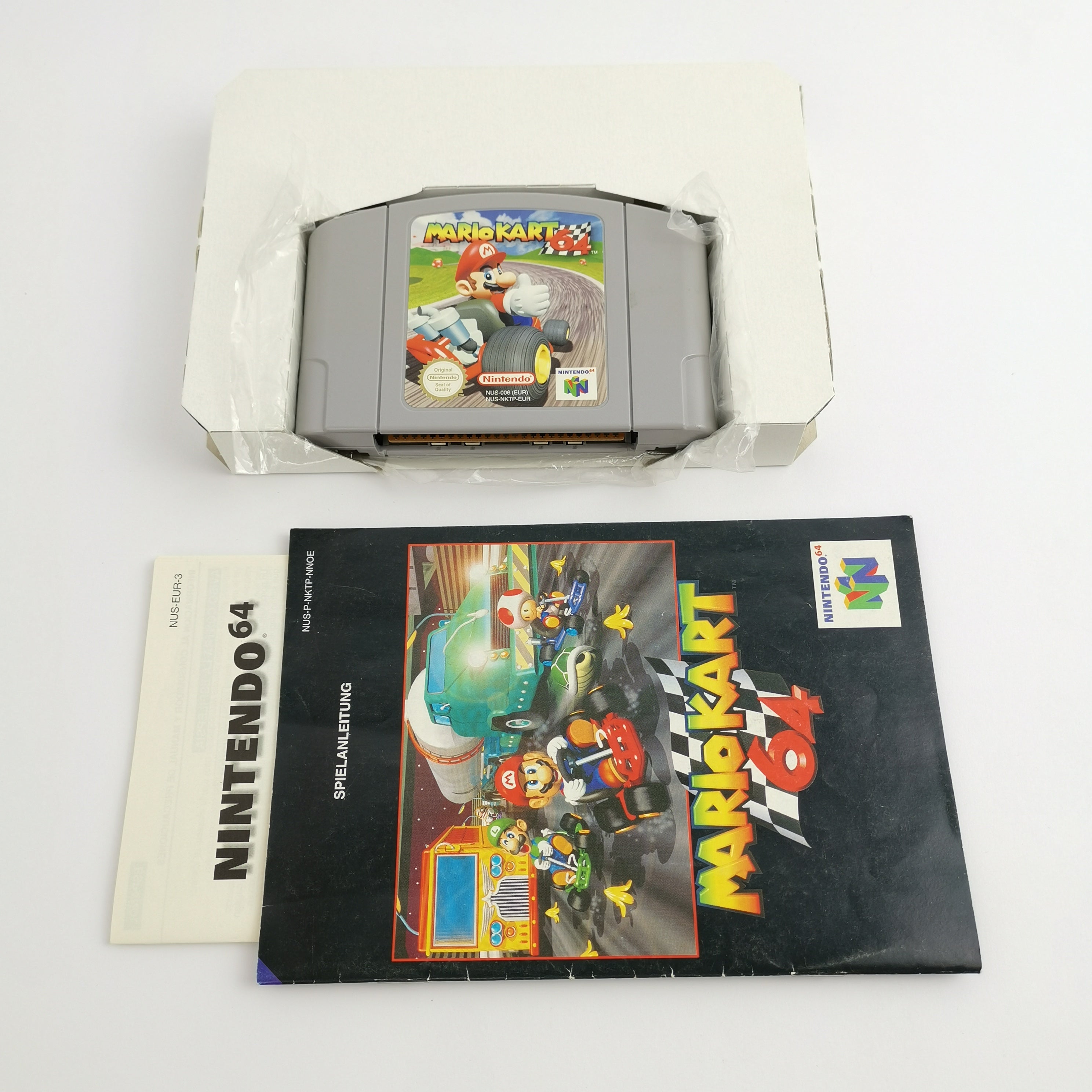 Nintendo 64 Spiel : Mario Kart 64 in OVP Players Choice Auflage | Pal Version