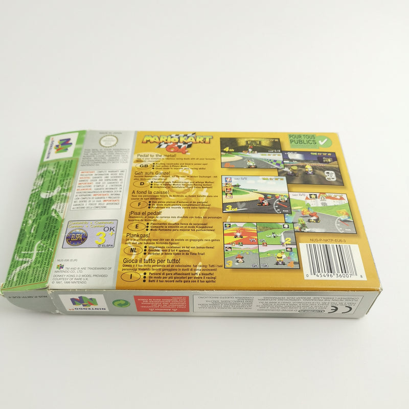 Nintendo 64 Spiel : Mario Kart 64 in OVP Players Choice Auflage | Pal Version