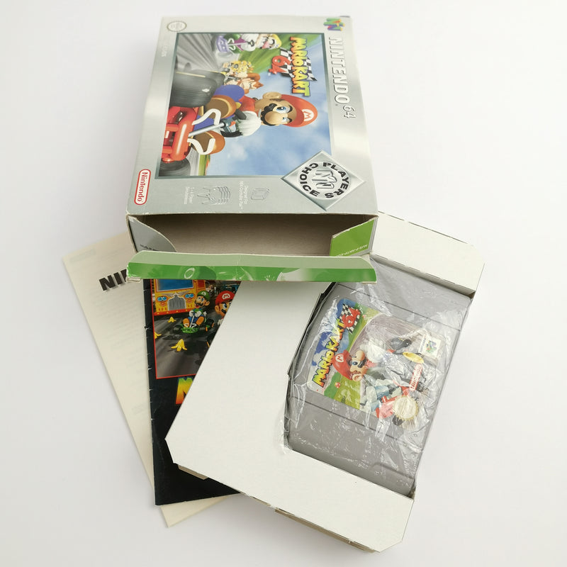 Nintendo 64 Spiel : Mario Kart 64 in OVP Players Choice Auflage | Pal Version