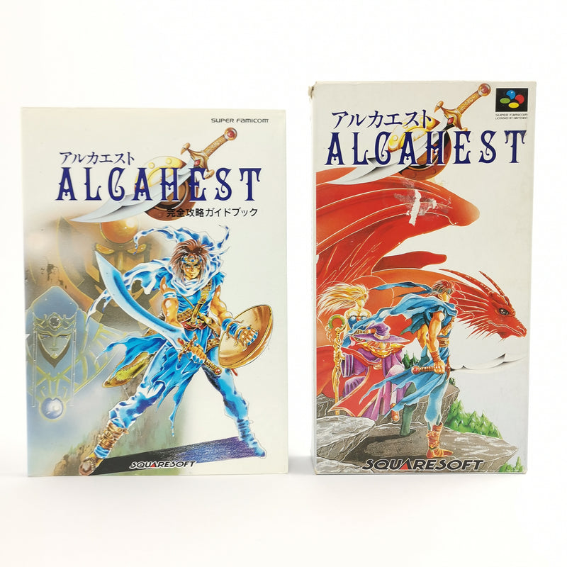 Nintendo Super Famicom SNES Spiel : Alcahest + Jap. Guide Book | SNES OVP