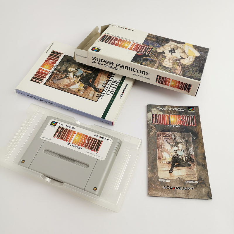 Nintendo Super Famicom SNES Spiel : Front Mission + Jap. Guide Book | SNES OVP