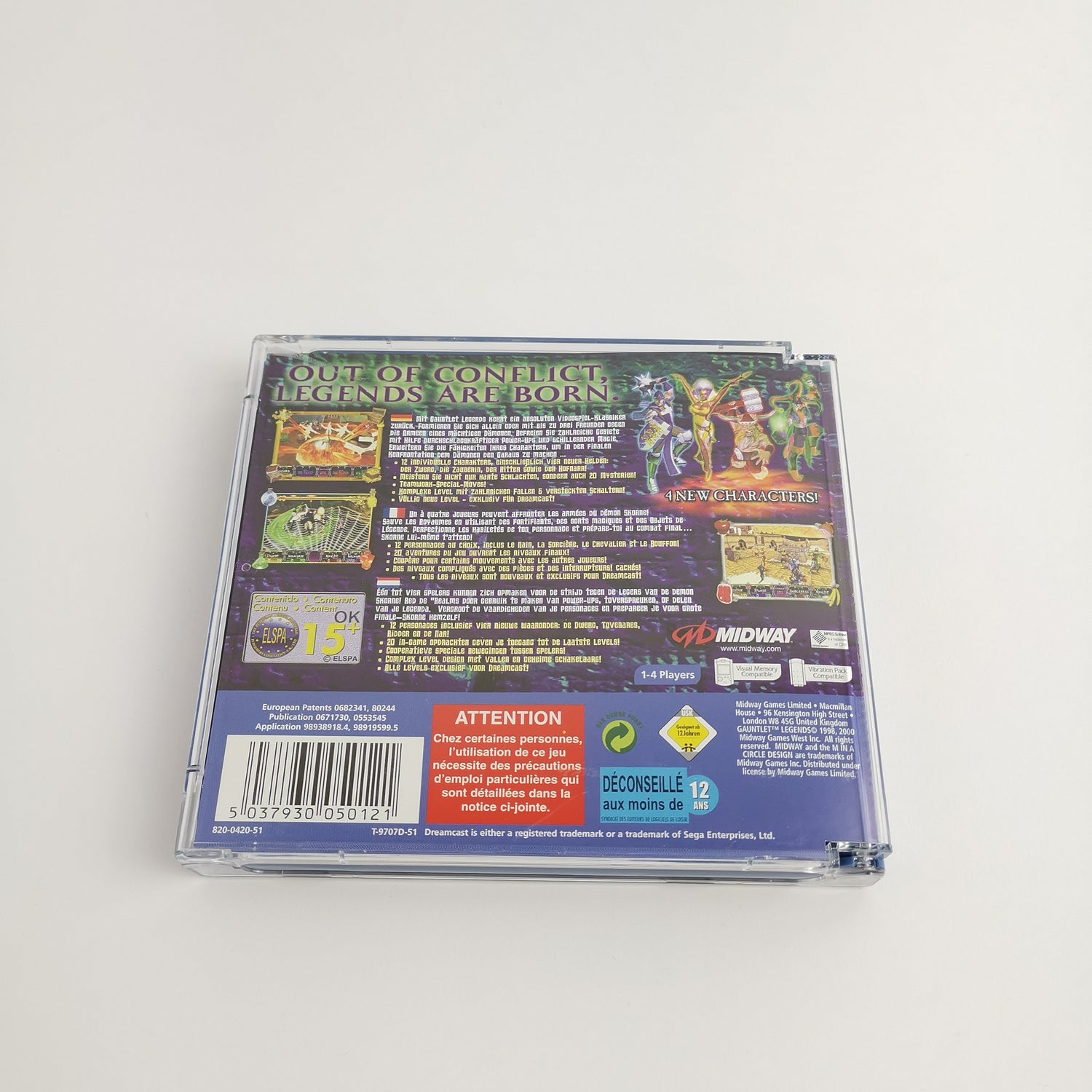 Sega Dreamcast Spiel : Gauntlet Legends | DC OVP - PAL Version