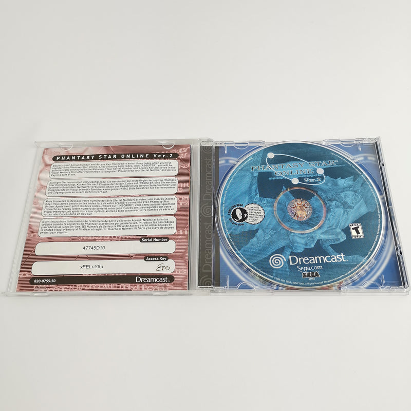 Sega Dreamcast Spiel : Phantasy Star Online Ver. 2 | DC OVP - NTSC-U/C USA