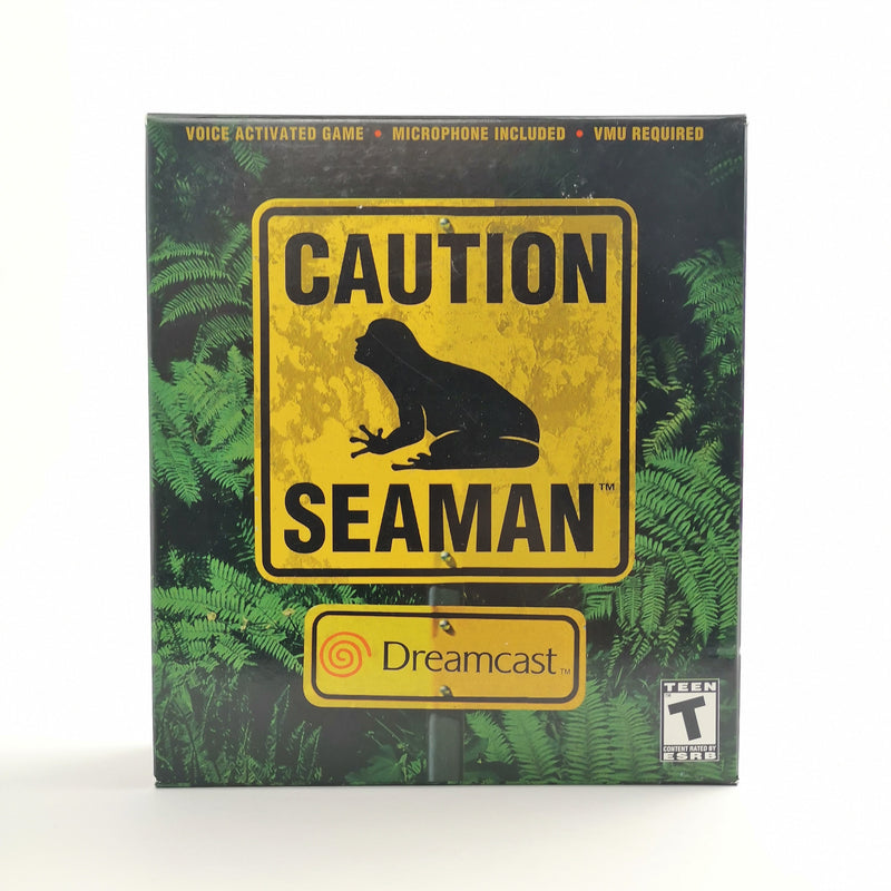 Sega Dreamcast game: Caution Seaman without microphone | DC OVP - NTSC-U/C USA