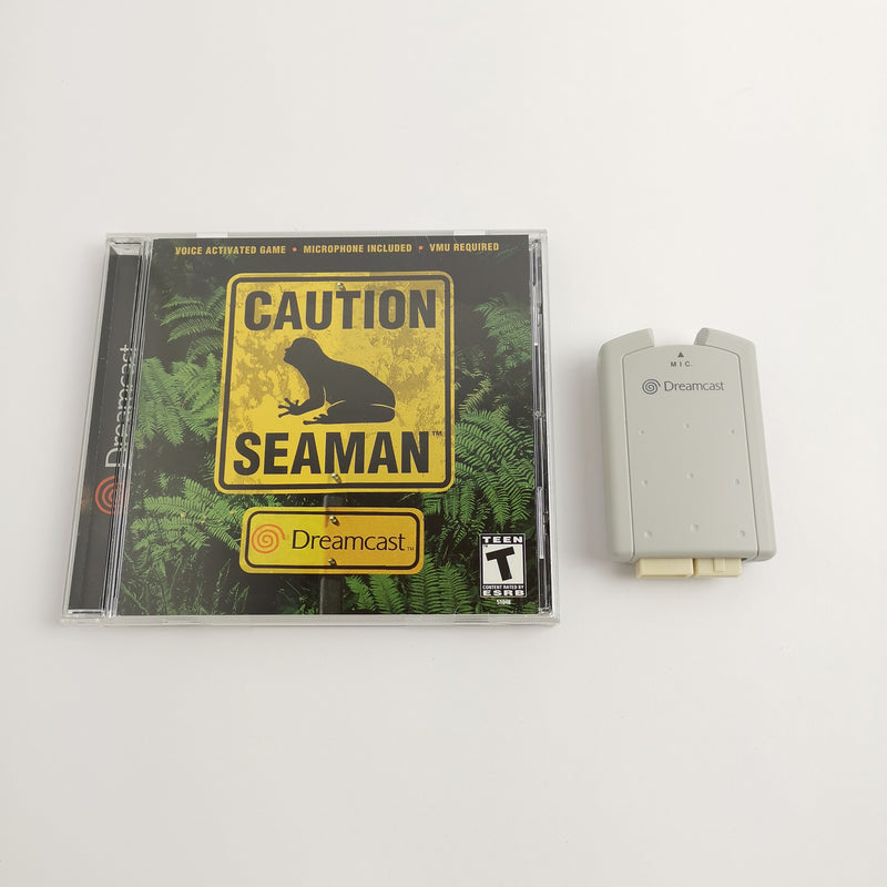 Sega Dreamcast game: Caution Seaman without microphone | DC OVP - NTSC-U/C USA