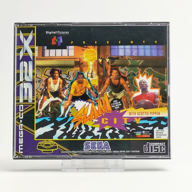 Sega Mega-CD 32X Spiel : Slam City with Scottie Pippen | Disc System - OVP PAL
