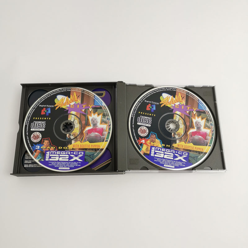 Sega Mega-CD 32X Game: Slam City with Scottie Pippen | Disc system - original packaging PAL