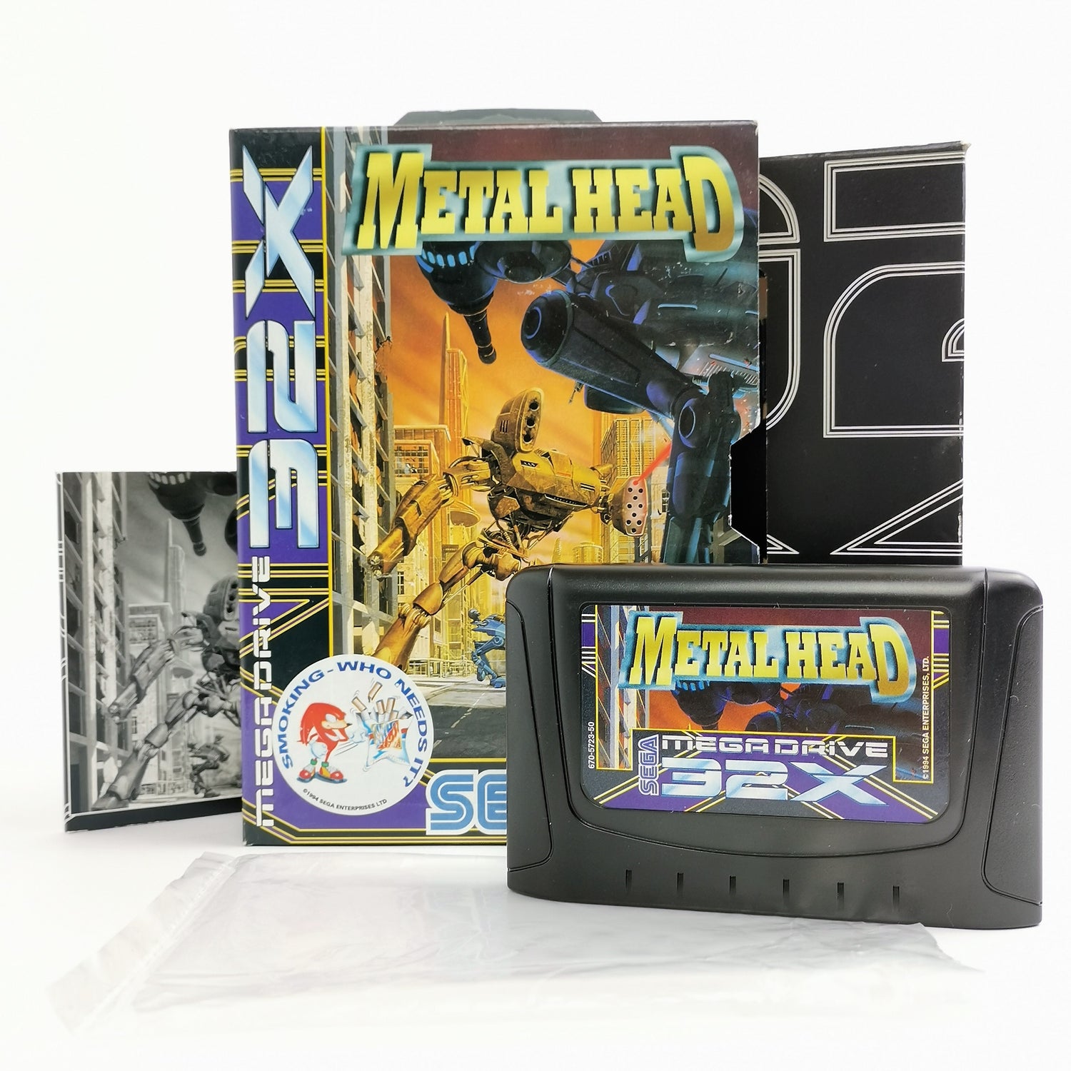 Sega Mega Drive 32X Spiel : Metal Head | OVP PAL - MD