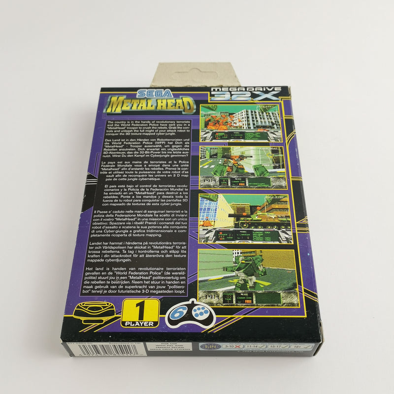 Sega Mega Drive 32X Spiel : Metal Head | OVP PAL - MD