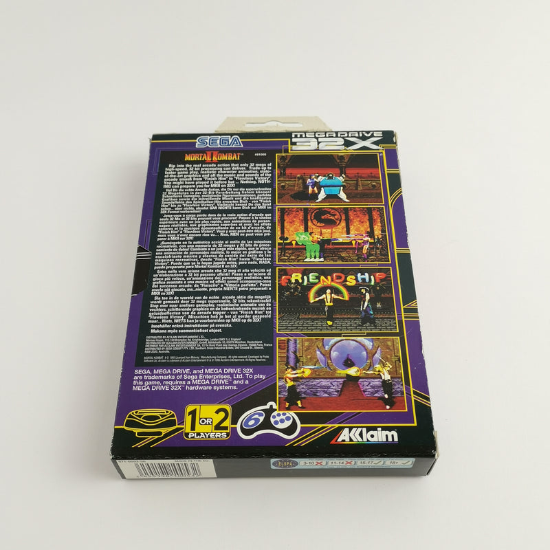 Sega Mega Drive 32X Spiel : Mortal Kombat II 2 | OVP PAL - MD